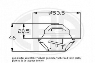 WILMINK GROUP wg1492940 -  Термостат, охлаждающая жидкость